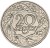 Moneta 20 groszy 1923 rewers