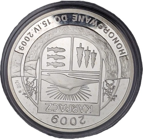 Moneta zastępcza 4 Talary Karkonoskie Karpacz 2009 awers