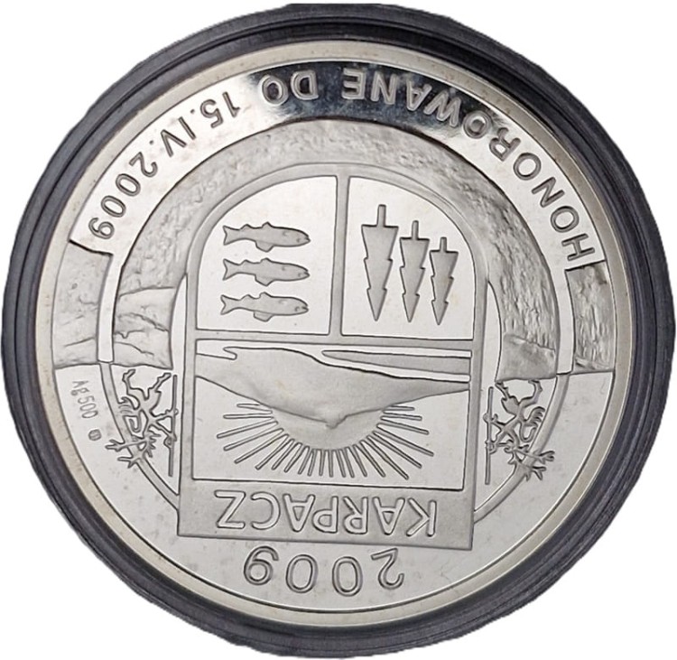 Moneta zastępcza 4 Talary Karkonoskie Karpacz 2009 awers