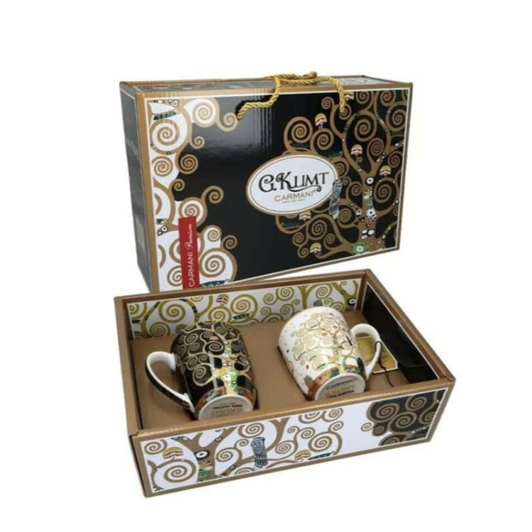 Kubki 450 ml 2 szt. Klimt Drzewo życia 532-7405 Carmani