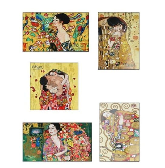 5 magnesów kpl Klimt 013-0037 Carmani