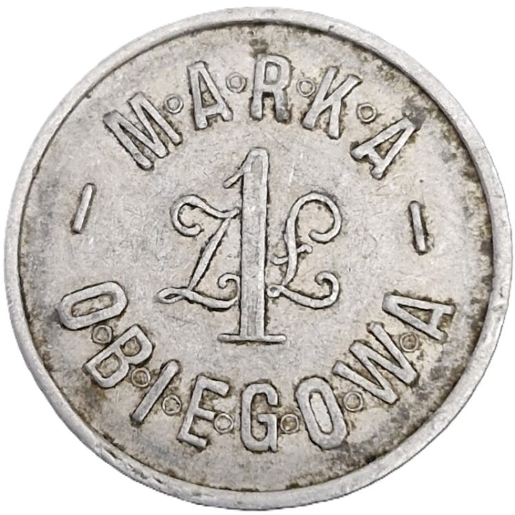 1 złoty 38 Pułk Strzelców Lwowskich Przemyśl rewers