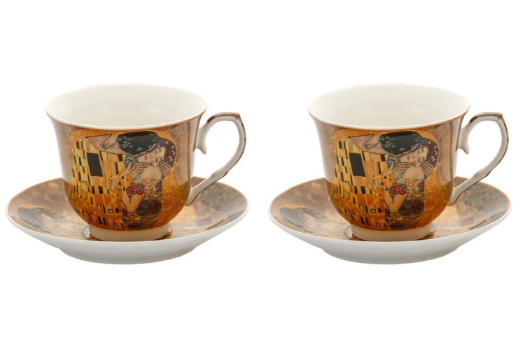 Filiżanki 220ml 2 sztuki Klimt The Kiss 388-700