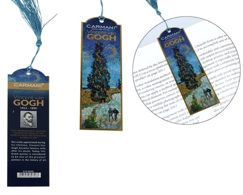 Zakładka do książki Droga z cyprysami van Gogh 013-5008 Cermani