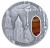 Moneta 2 dolary Tajemnice Wawelu Crystal Art 2 oz 2013  rewers