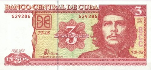 Kuba banknot 3 pesos 2005 P-127b awers