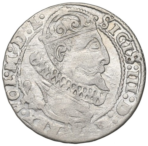 Moneta szóstak 1626 rewers