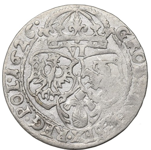 Moneta szóstak 1626 awers
