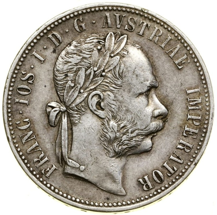 Moneta 1 floren 1883 Austria