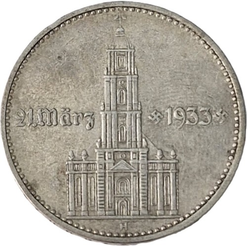 Moneta 2 marki 1934 H rewers