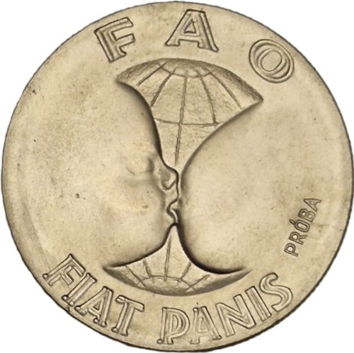 Moneta 10 zł FAO - Fiat Panis Próba 1971 r rewers