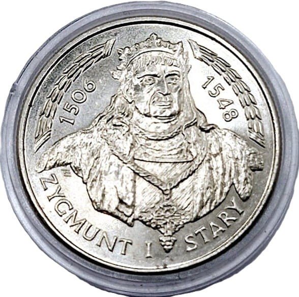 Moneta 20000 zł Zygmunt I Stary 1994 rewers