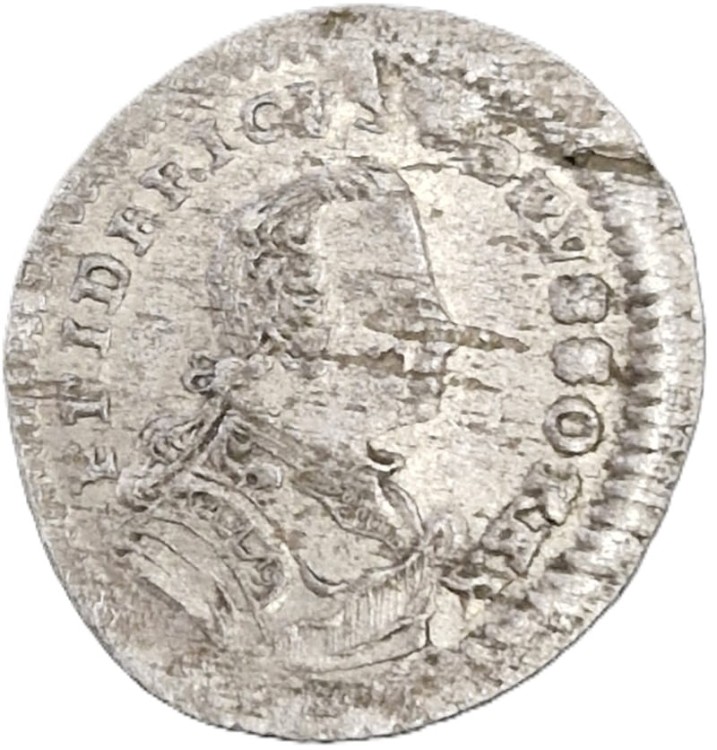 Moneta 2 greszle 1751 Wrocław Fryderyk II Wielki rewers