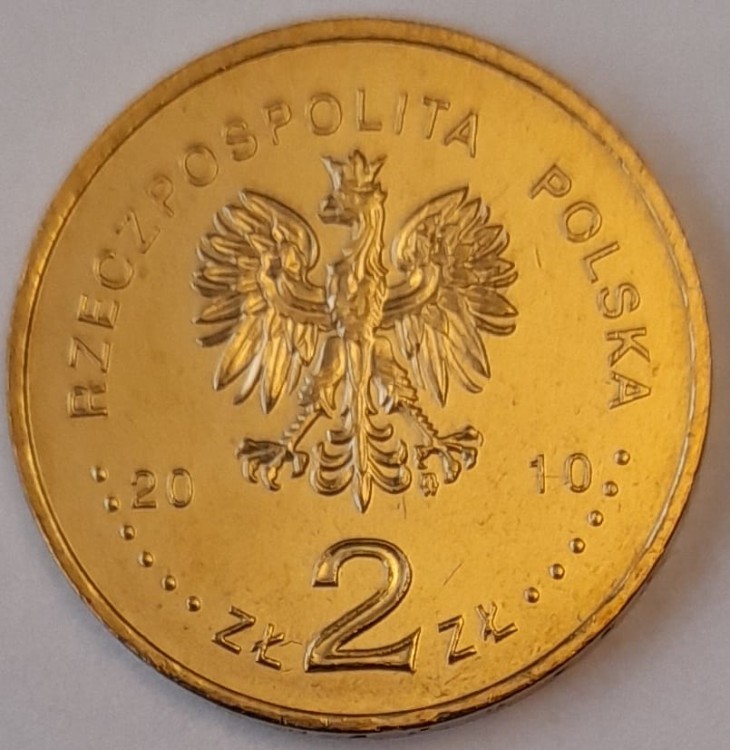Moneta 2 zł Szwoleżer Napoleona I 2010 r. awers