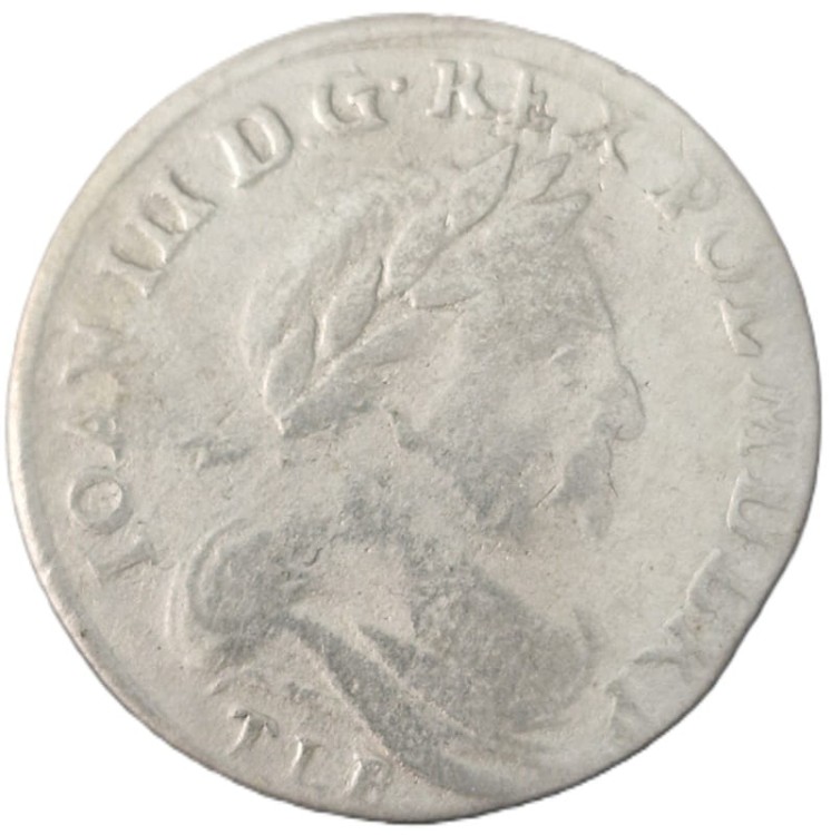 Moneta szóstak 1679 Jan III Sobieski TLB Bydgoszcz awers