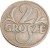 Moneta 2 grosze 1938 rewers