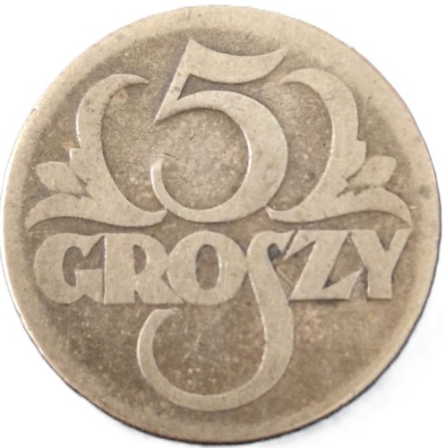 Moneta 5 groszy 1923 rewers
