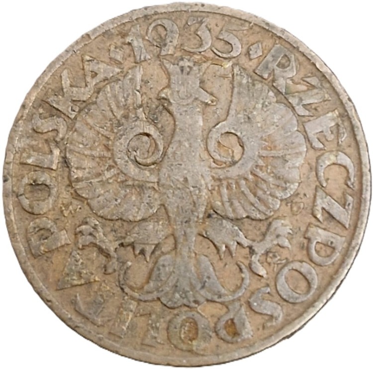 Moneta 5 groszy 1935 awers