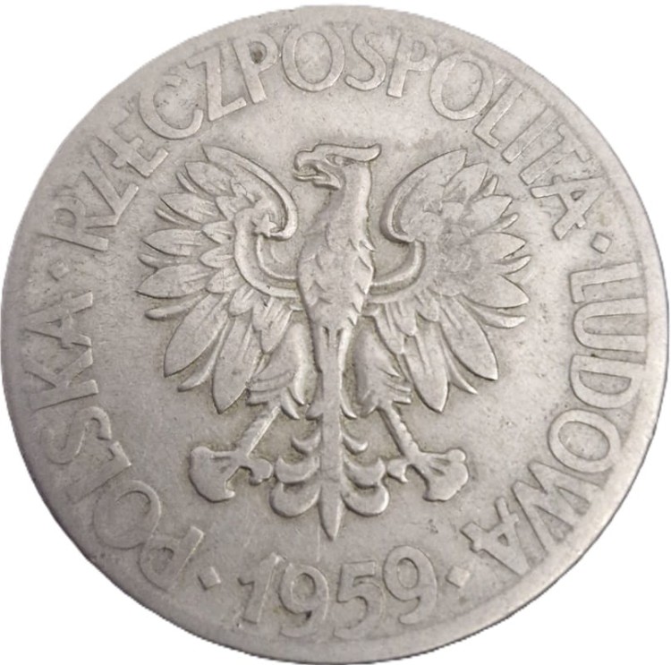 Moneta 10 zł  1959 Kosciuszko awers