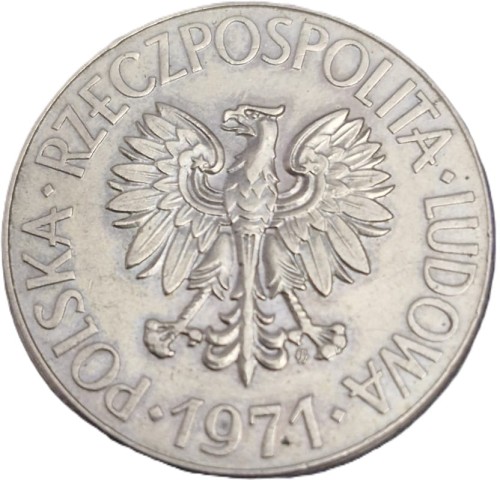 10 zł Tadeusz Kościuszko 1971 stan 1 awers