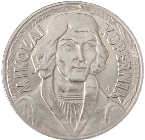 Moneta 10 zł Mikołaj Kopernik 1969 rewers