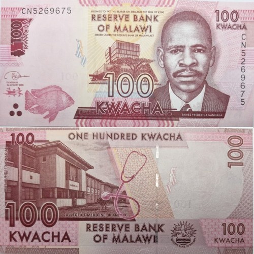 Malawi Banknot 100 Kwacha 2020