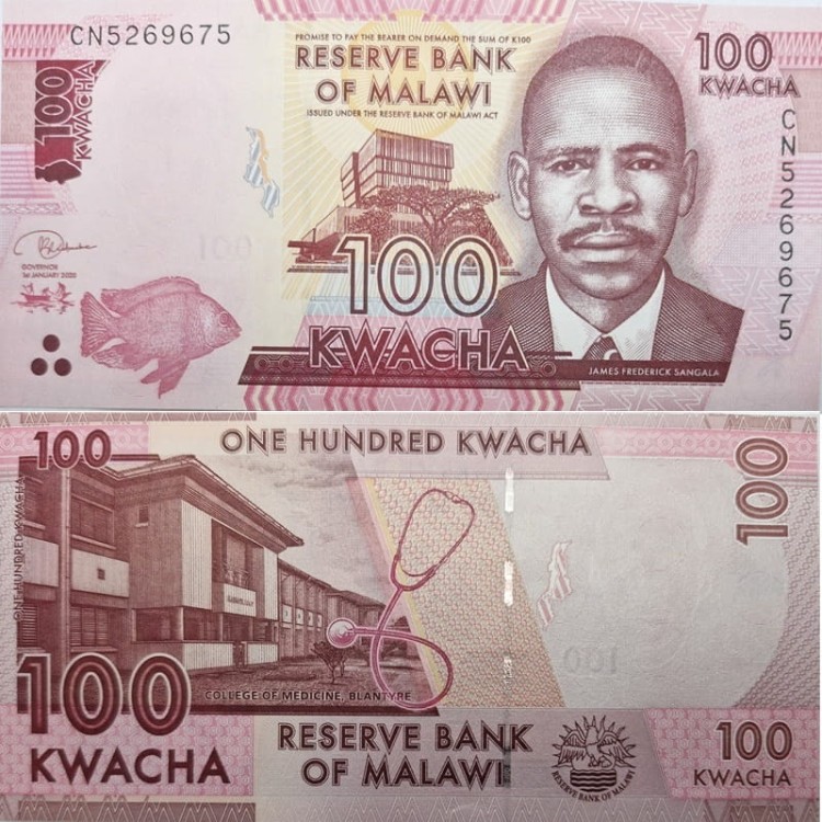 Malawi Banknot 100 Kwacha 2020