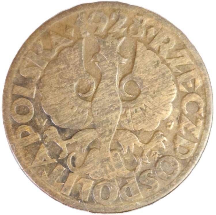 Moneta 5 groszy 1928 awers