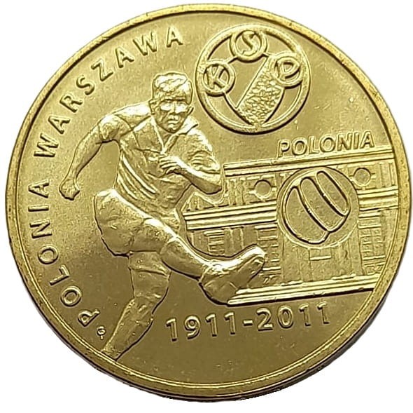 Moneta 2 zł Polonia Warszawa 2011