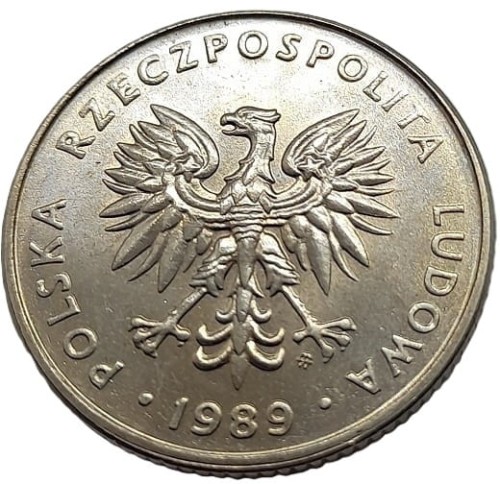 Moneta 20 złotych 1989 awers