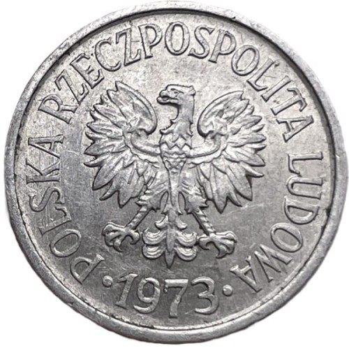 Moneta 20 groszy 1973 awers