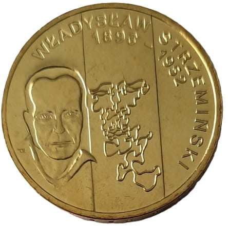 Moneta 2 zł Władysław Strzemiński 2009 rewers