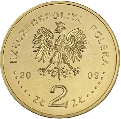 Moneta 2 zł 95 rocznica Wymarszu Pierwszej Kompanii 2009 awers