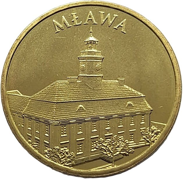 Moneta 2 zł Mława 2011 rewers