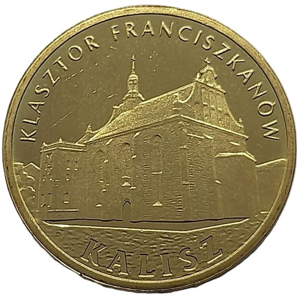 Moneta 2 zł Kalisz 2011 rewers