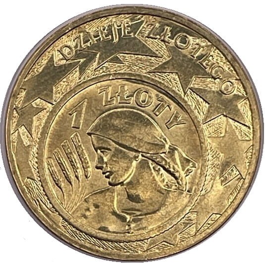 Moneta okolicznościowa 2 zł Dzieje złotego 2004 rewers