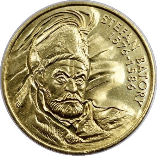Moneta okolicznościowa 2 zł Stefan Batory 1997 rewers