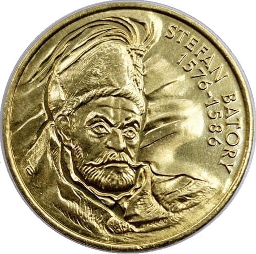 Moneta okolicznościowa 2 zł Stefan Batory 1997 rewers