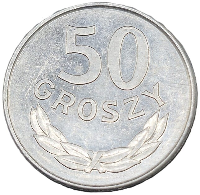 Moneta 50 groszy 1986 awers