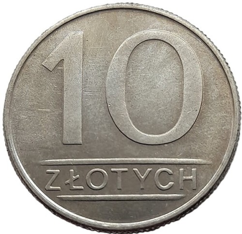 Moneta 10 złotych 1988 r. rewers