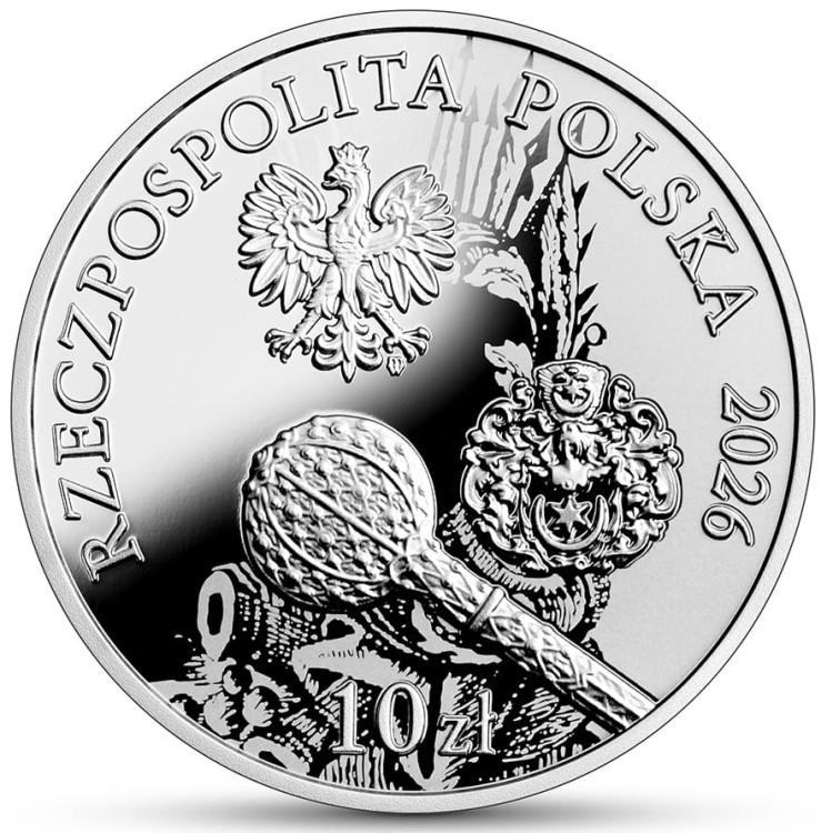 Moneta 10 zł Jan Tarnowski 2026 awers