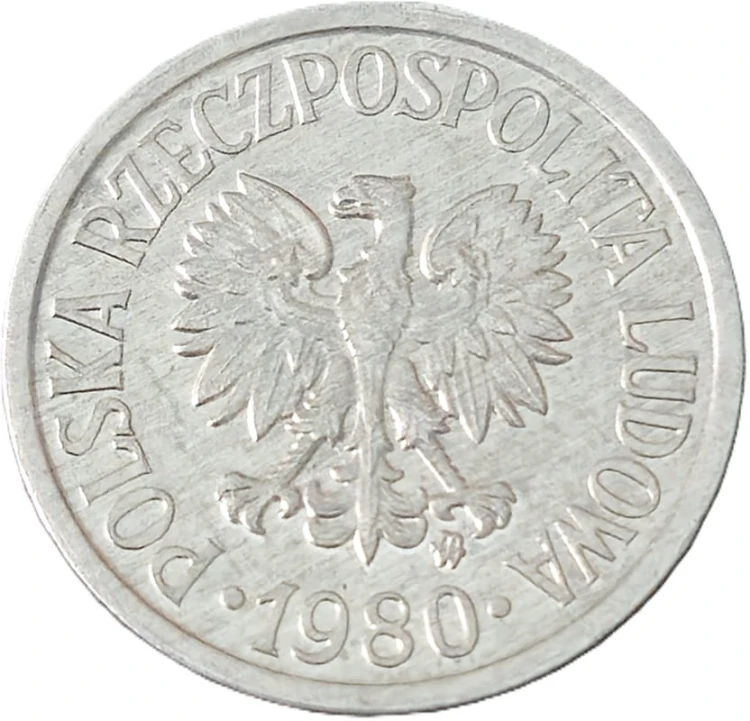 Moneta 10 groszy 1980 awers