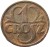 Moneta 1 grosz 1939 rewers