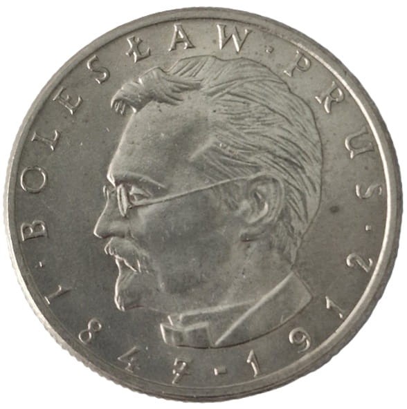 Moneta PRL 10 złotych 1978 Bolesław Prus rewers