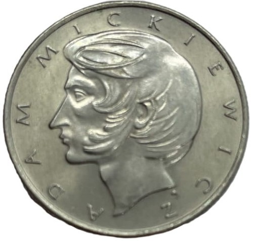 Moneta PRL 10 złotych  1975 Mickiewicz
