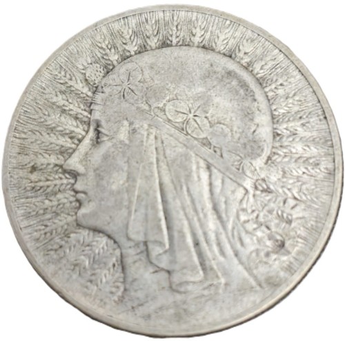 Moneta 5 złotych 1933 Polonia Głowa Kobiety rewers