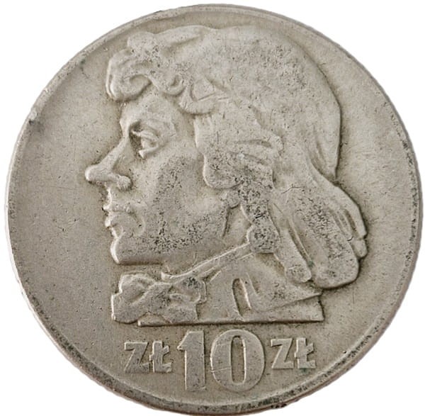 10 zł Tadeusz Kościuszko 1966 rewers