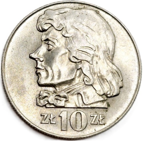 Moneta 10 zł Tadeusz Kościuszko 1969 rewers