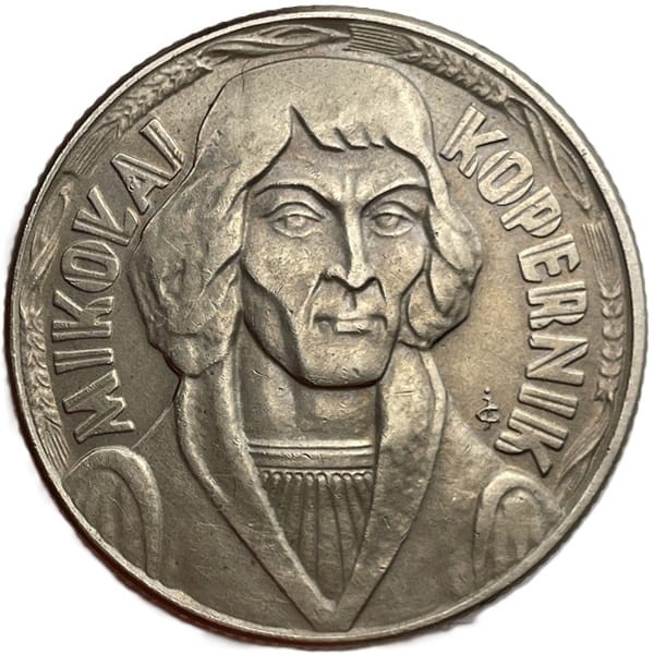 10 zł Mikołaj Kopernik 1965 stan 2 awers