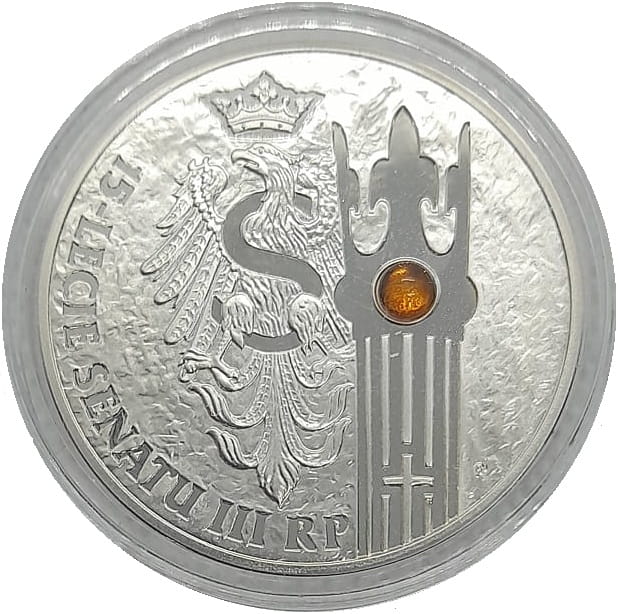Moneta 20 zł 15-lecie Senatu III RP 2004 rewers